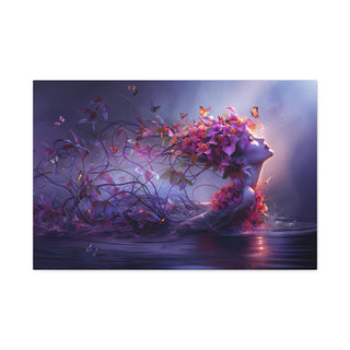 Earth's Rising Beauty - Digital Painting On Matte Canvas