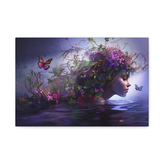 If Mother Earth Had A Face - Digital Painting On Matte Canvas