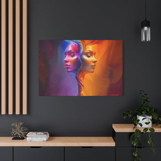 Two For One - Digital Painting On Matte Canvas