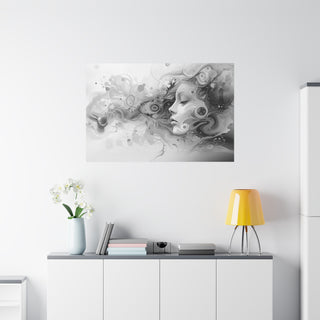 Abstract Beauty - Abstract Digital Painting On Matte Canvas