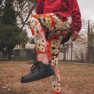 Cute Vibrant Floral Leggings