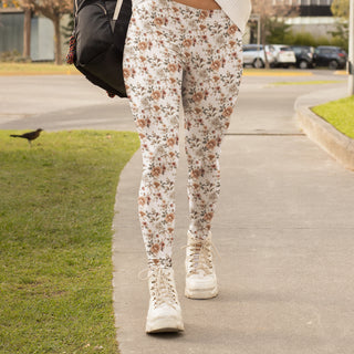 Fall Of Flowers Leggings
