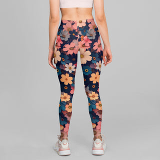 Fancy Girly Floral Leggings