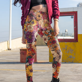 Unique Stylish and Cool Floral Leggings