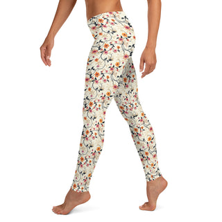 Entwined Beautiful Flowers Leggings