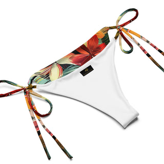 Vibrant floral string bikini