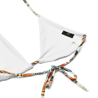 Tropical Leaves String Bikini